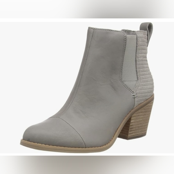 Toms Shoes - NWOT Tom's Grey (Cement) Everly Bootie - Size 9.5 *Please read description*